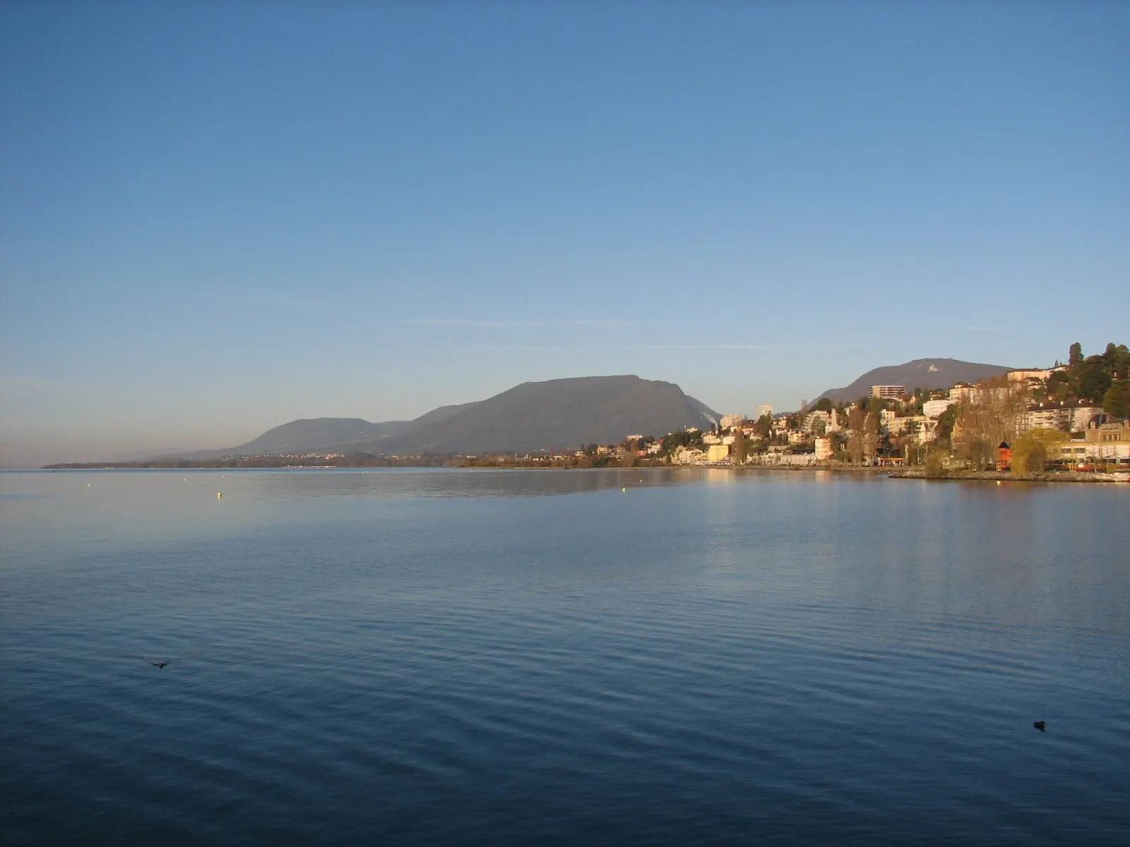 Neuchâtel on Lake Neuchâtel