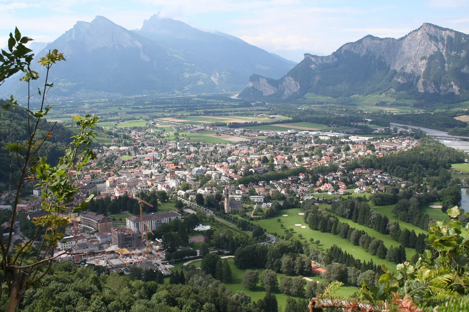 Bad Ragaz thermal town, St. Gallen
