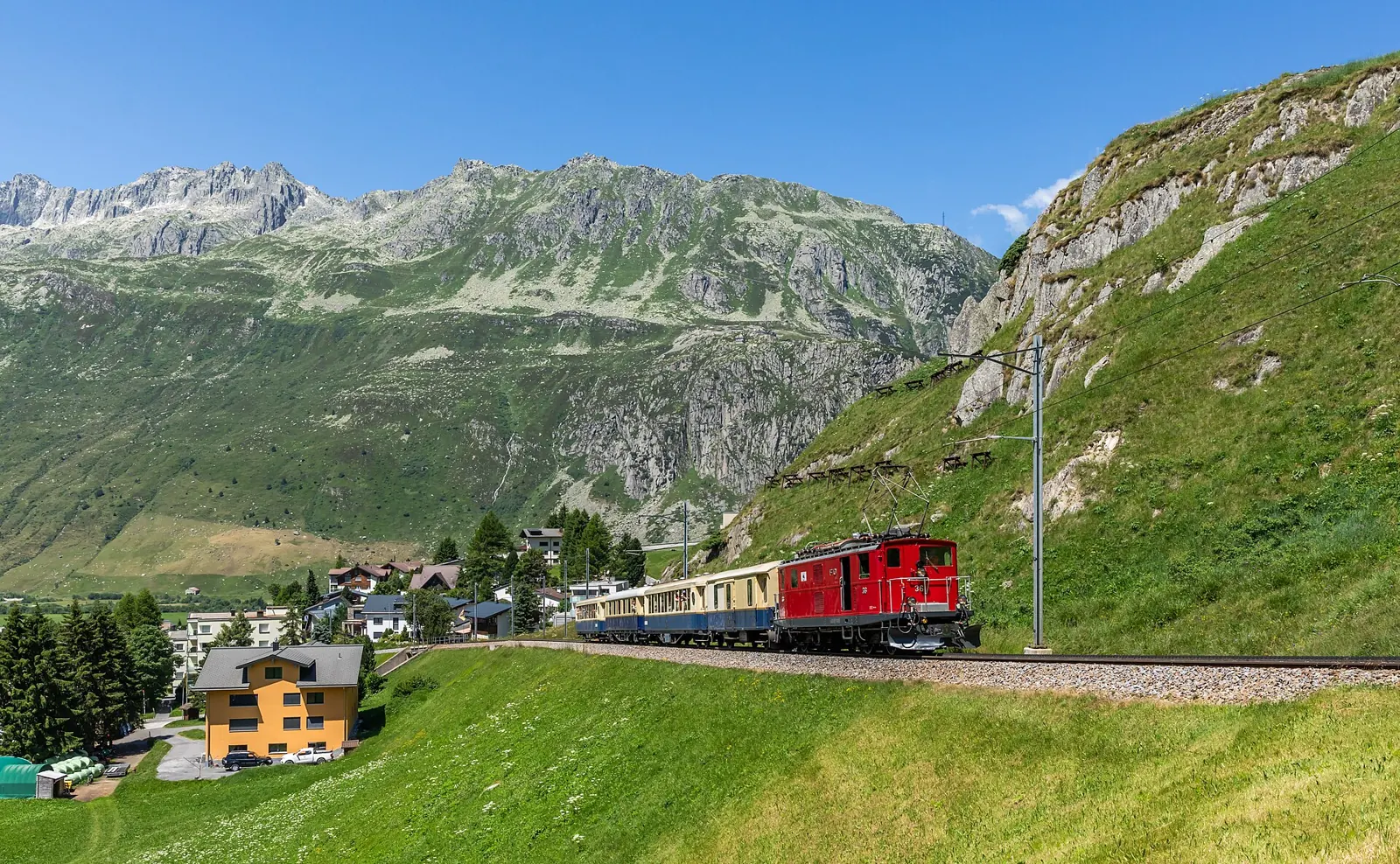 Andermatt in the canton of Uri